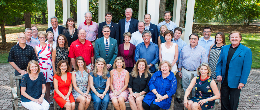 Ole Miss Family Leadership Council members gather at the council’s recent fall semester meeting.